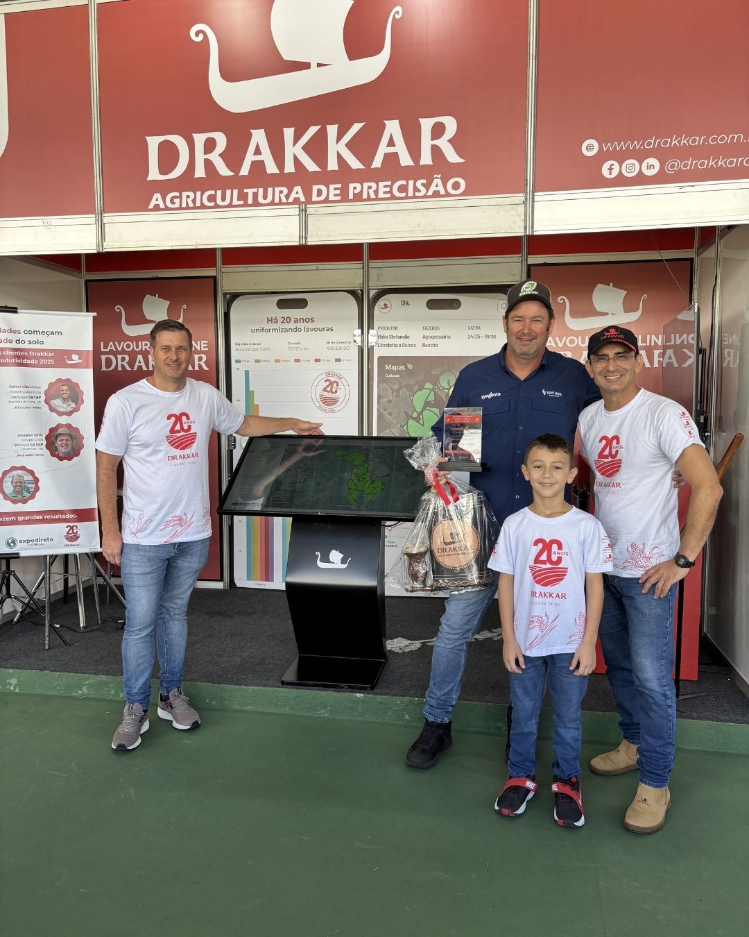 Produtores rurais premiados na Expodireto 2026 por altas produtividades de soja e milho com uso de Agricultura de Precisão